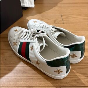 Gucci Ace Embroidered 'Bees and Stars'